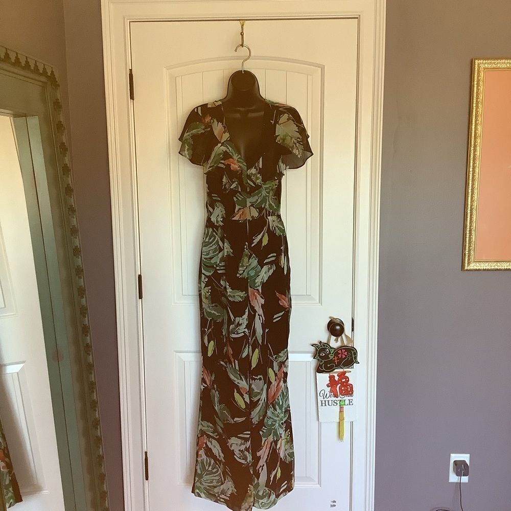 Gianni Bini Black‎ Floral Jumpsuit 🌺